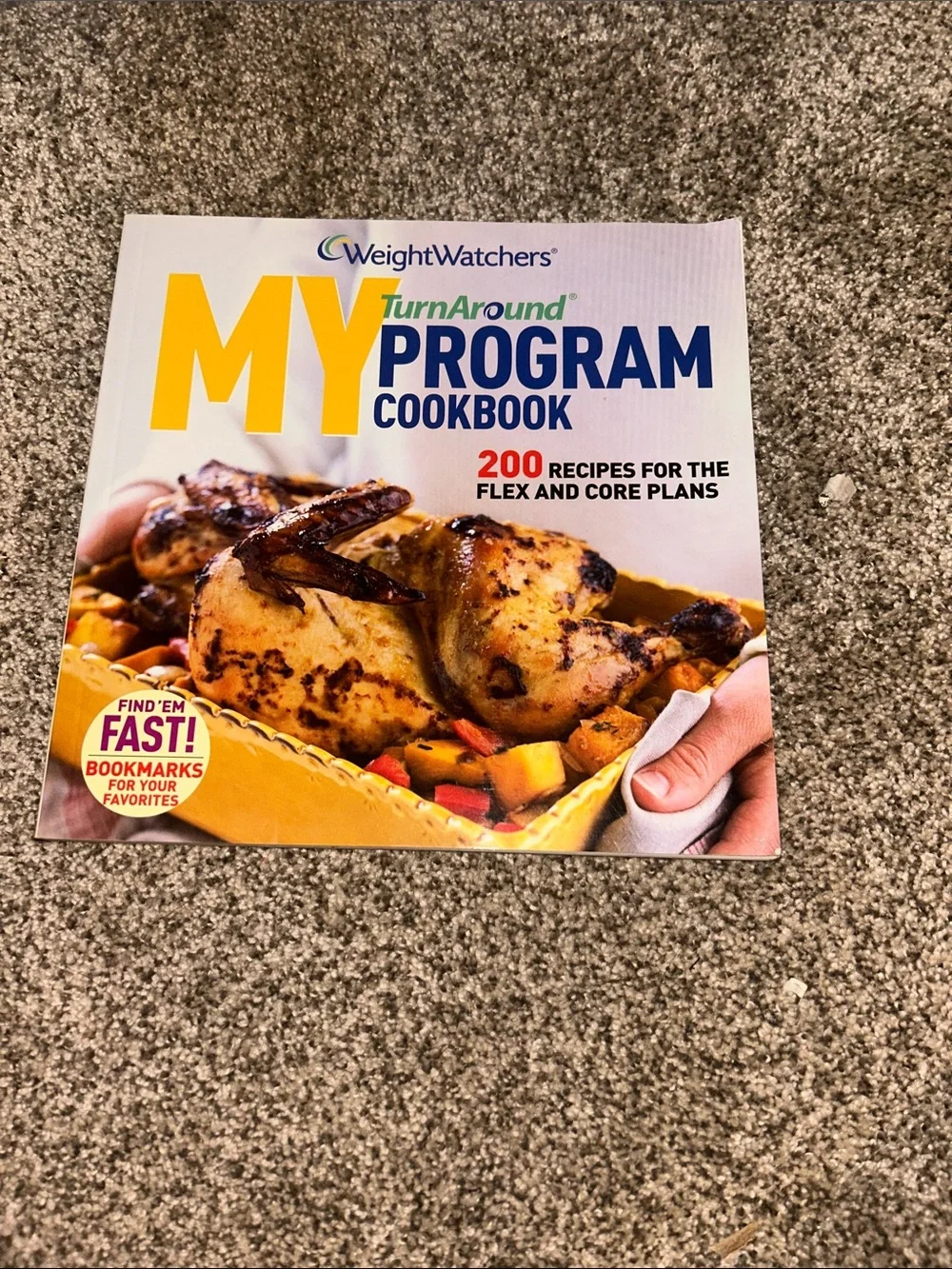 Weight Watchers My TurnAround Program Cookbook - White, Yellow & Blue Cover
